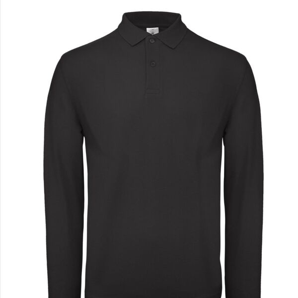 Basic polo uniseks lange mouw  Thumbnail