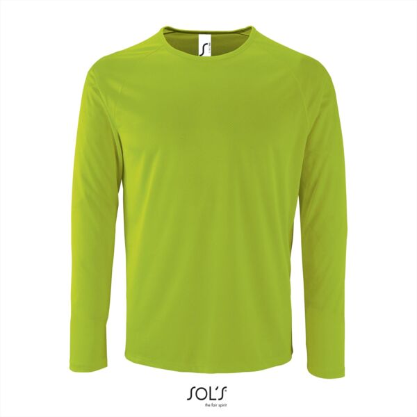 Sportshirt  lange mouw unisex  Thumbnail