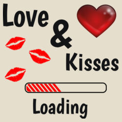 Love and kisses Loading - t-shirt Bestseller Kids (excl. bedrukking) Design