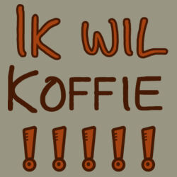 Koffietijd? - T-Shirt Best print Dames Design