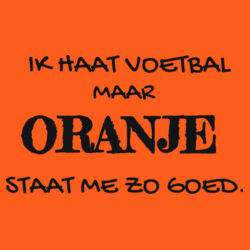 IK HAAT VOETBAL - T-Shirt Best print Dames Design
