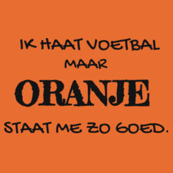IK HAAT VOETBAL - T-shirt Premium uniseks Design