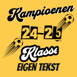 voetbal kampioen shirt  Design