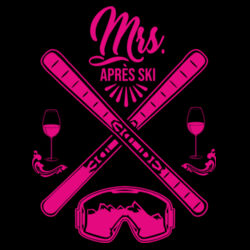 apres ski hoodie dames  bedrukken Design