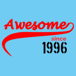 Verjaardag t-shirt bedrukken Awesome met jaartal  Design