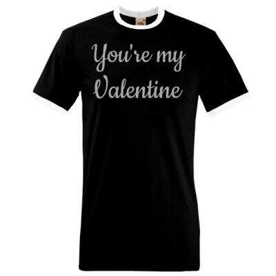 You're my valentine - Ringer T-Shirt Thumbnail