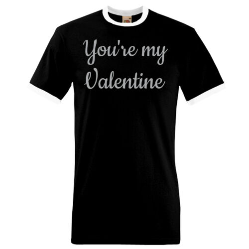 You're my valentine - Ringer T-Shirt Thumbnail