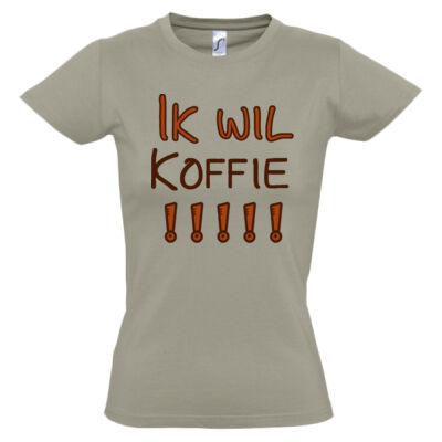 Koffietijd? - T-Shirt Best print Dames Thumbnail