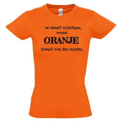IK HAAT VOETBAL - T-Shirt Best print Dames Thumbnail