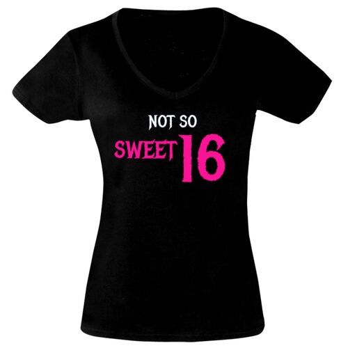 not so SWEET 16 - T-Shirt  V-Hals Lady Fit Thumbnail