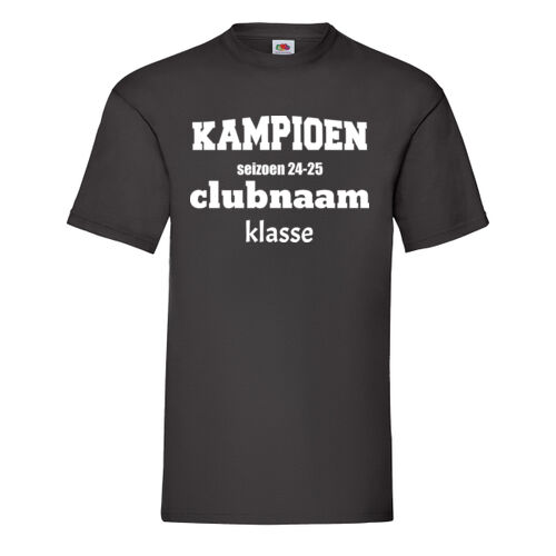  kampioen shirt kleur en tekst aan te passen Thumbnail
