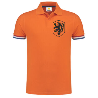 Polo met vlag mouwen naam en nummer  Thumbnail