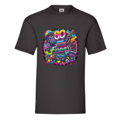 Vintage 80s Forever T-shirt - T-shirt  Basic unisex Thumbnail