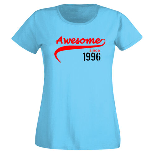 Verjaardag t-shirt bedrukken Awesome met jaartal  Thumbnail