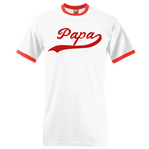 papa t shirt - Ringer T-Shirt unisex Thumbnail