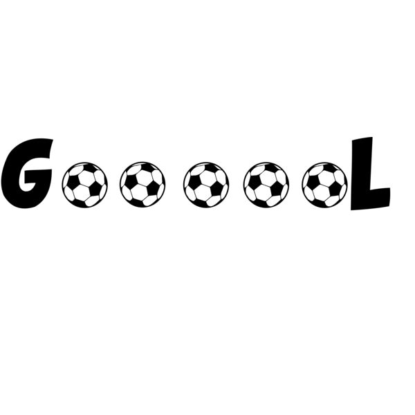 Goal zwart wit Thumbnail