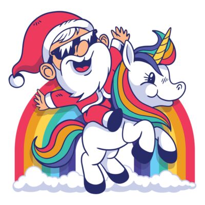 santa unicorn Thumbnail