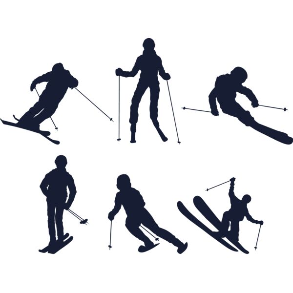 silhouette skien Thumbnail