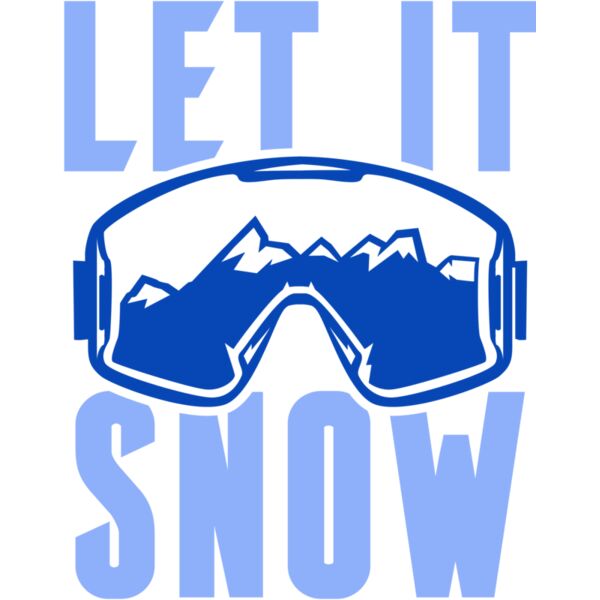 let it snow ski goggles badge by Vexels Thumbnail
