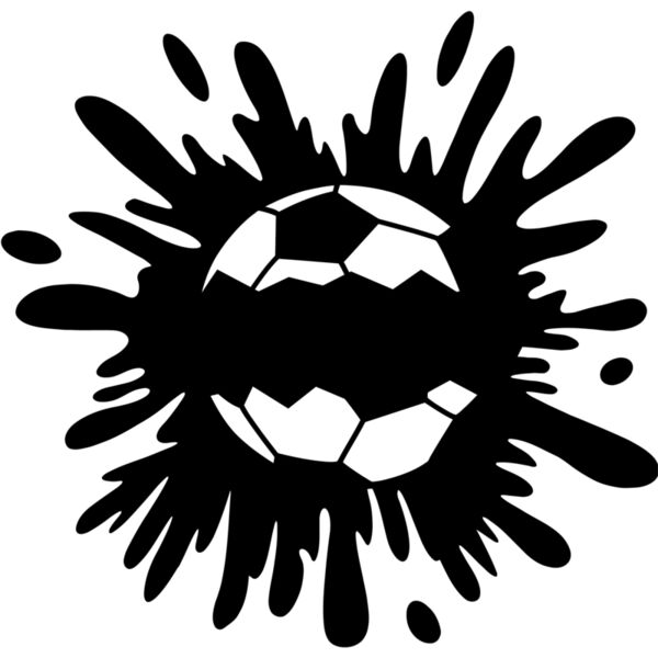soccer splatter monogram Thumbnail
