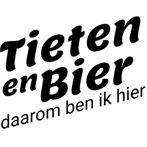 KONINGSDAG T SHIRT tieten en bier Thumbnail