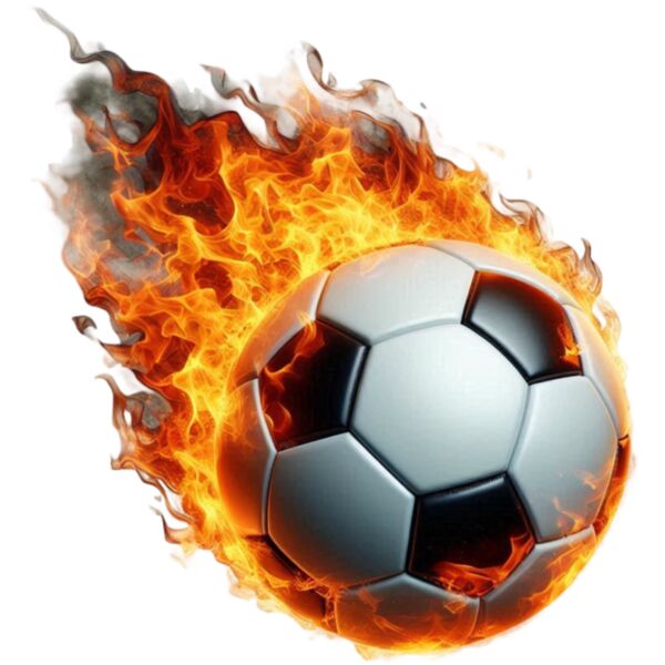 voetbal vuur Thumbnail