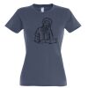 T-Shirt Best print Dames Thumbnail