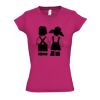  V hals Lady Fit  slim fit Thumbnail