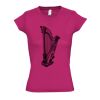  V hals Lady Fit  slim fit Thumbnail