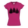  V hals Lady Fit  slim fit Thumbnail