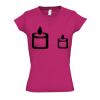  V hals Lady Fit  slim fit Thumbnail