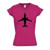  V hals Lady Fit  slim fit Thumbnail